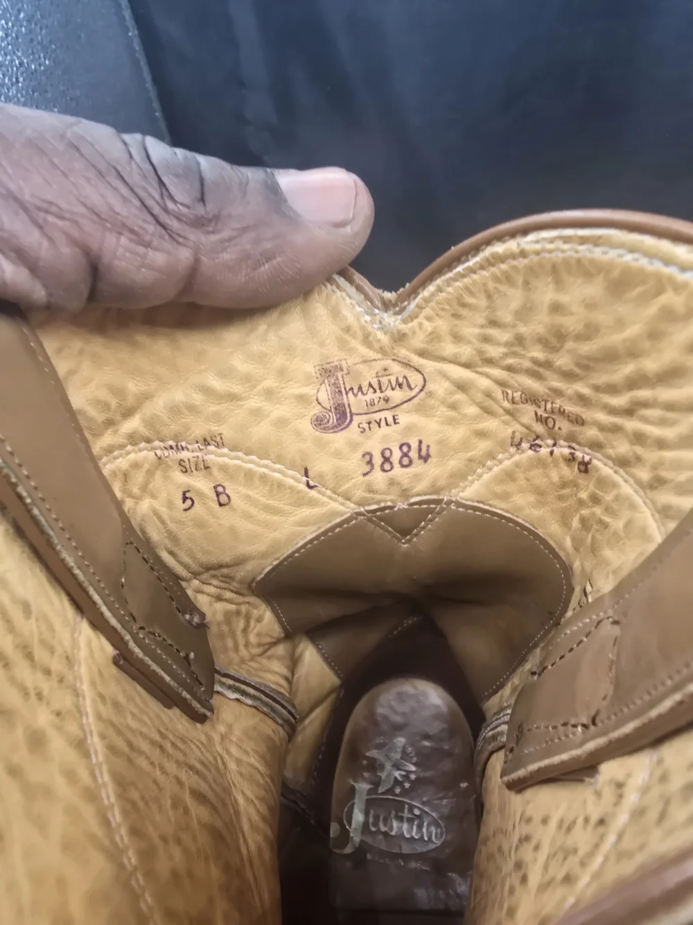 Justin Boots‎ Brown Leather Ankle Cowboy Booties